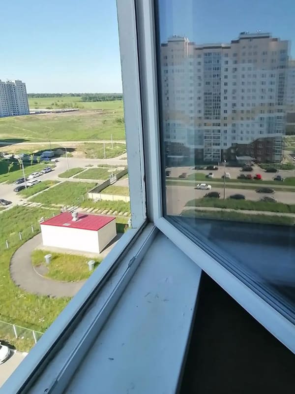 Мытье окон - фото до